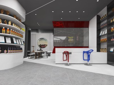 现代汽车美容店3D模型下载